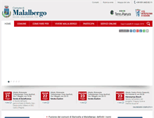 Tablet Screenshot of comune.malalbergo.bo.it